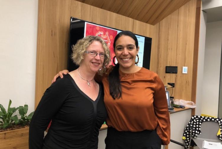Kathleen Stacey and Janine Mohamed Kathleen Stacey and Janine Mohamed